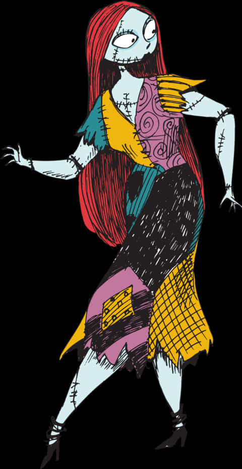 איור סאלי מסיוט לפני חג המולד טפט