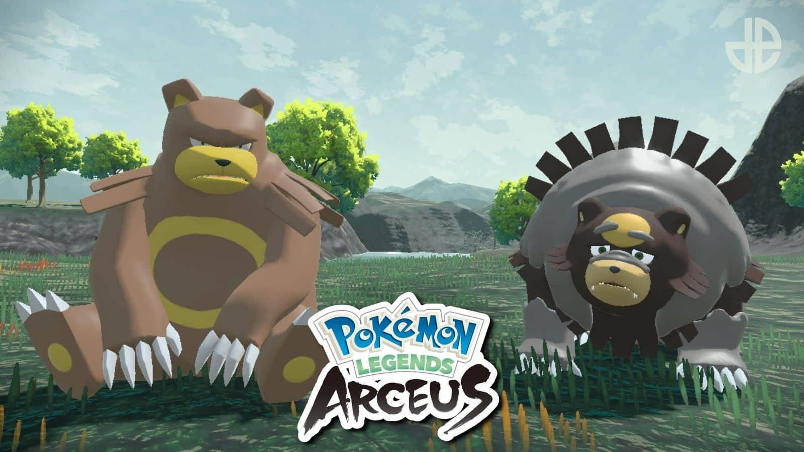 איור של אורסרינג ואורסלונה מ-Pokemon Legends: Arceus טפט