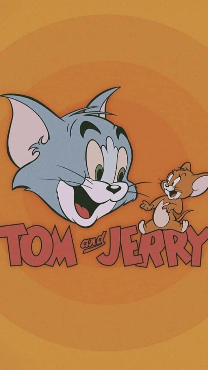 אייפון אסתטי של טום וג'רי מצוירים טפט