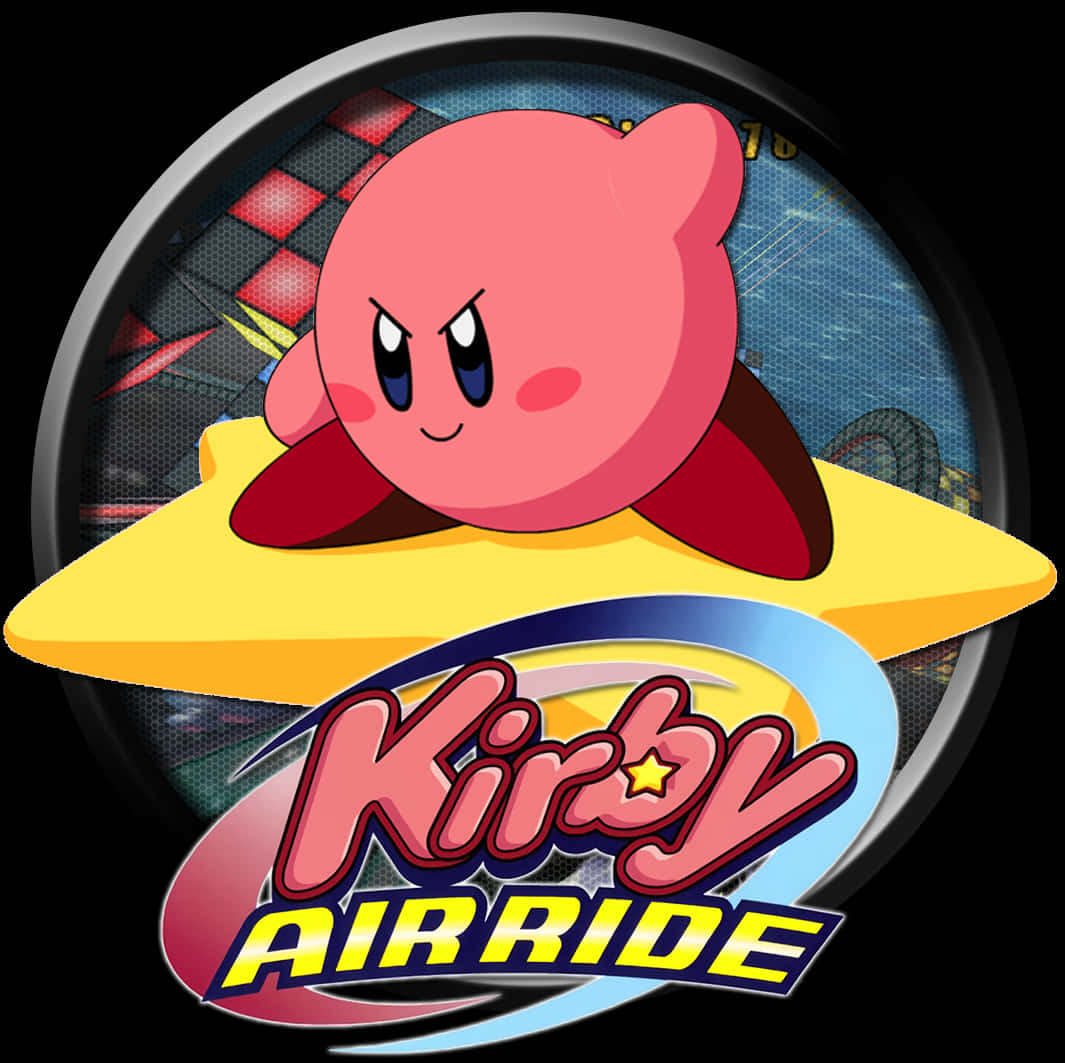 אמנות משחק של Kirby Air Ride טפט