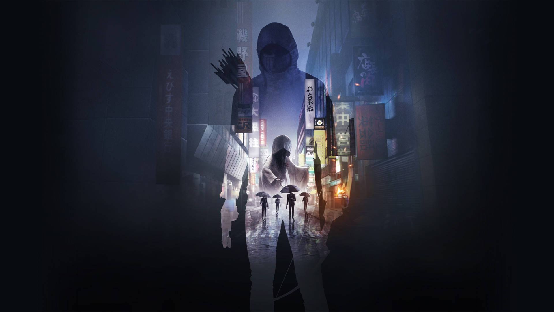 אמנות רשמית של Ghostwire Tokyo טפט