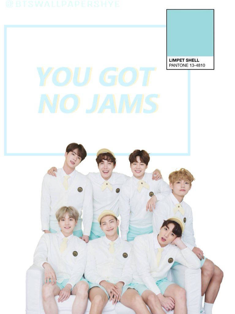 אסתטי Bts No Jams טפט