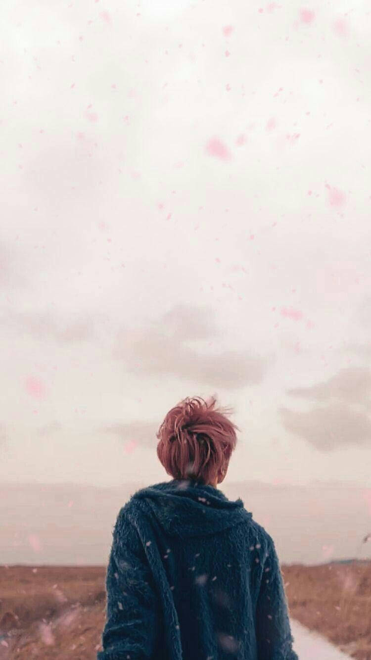 אסתטי BTS ג'ימין יום אביבי טפט