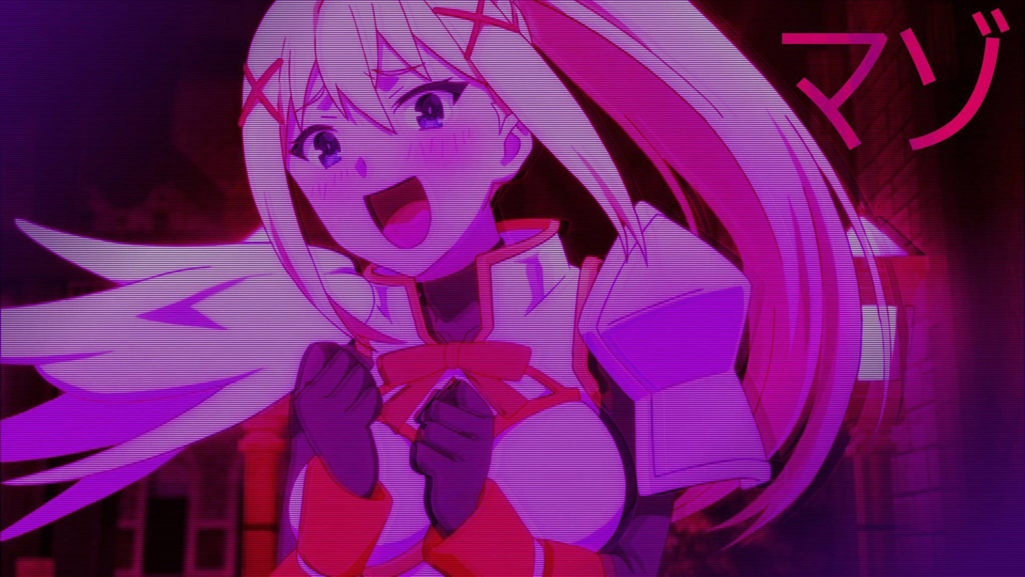 אסתטיקת אנימה ורודה של דארקנס טפט