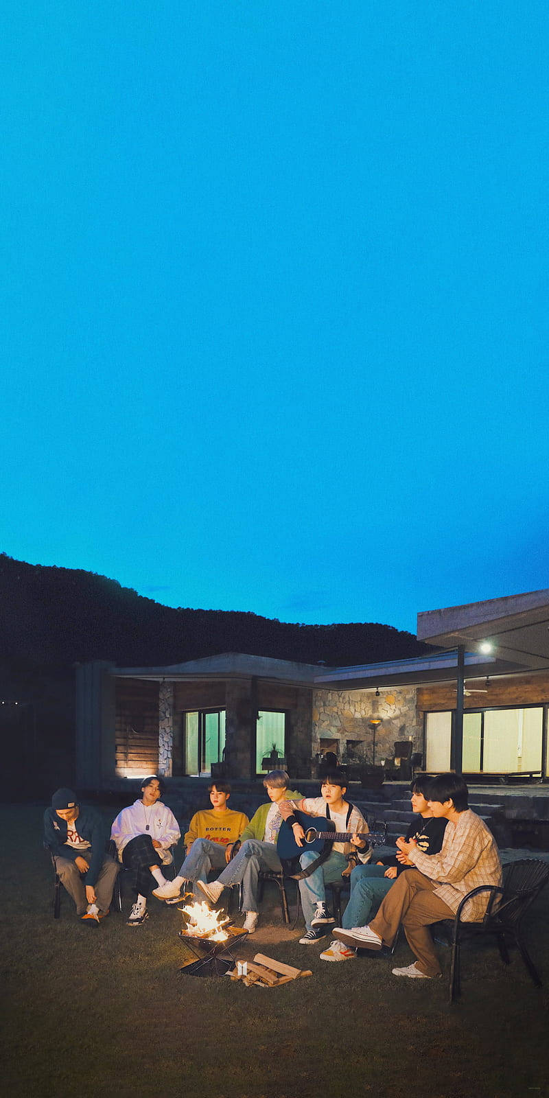 בונפייר BTS אסתטי חמוד טפט