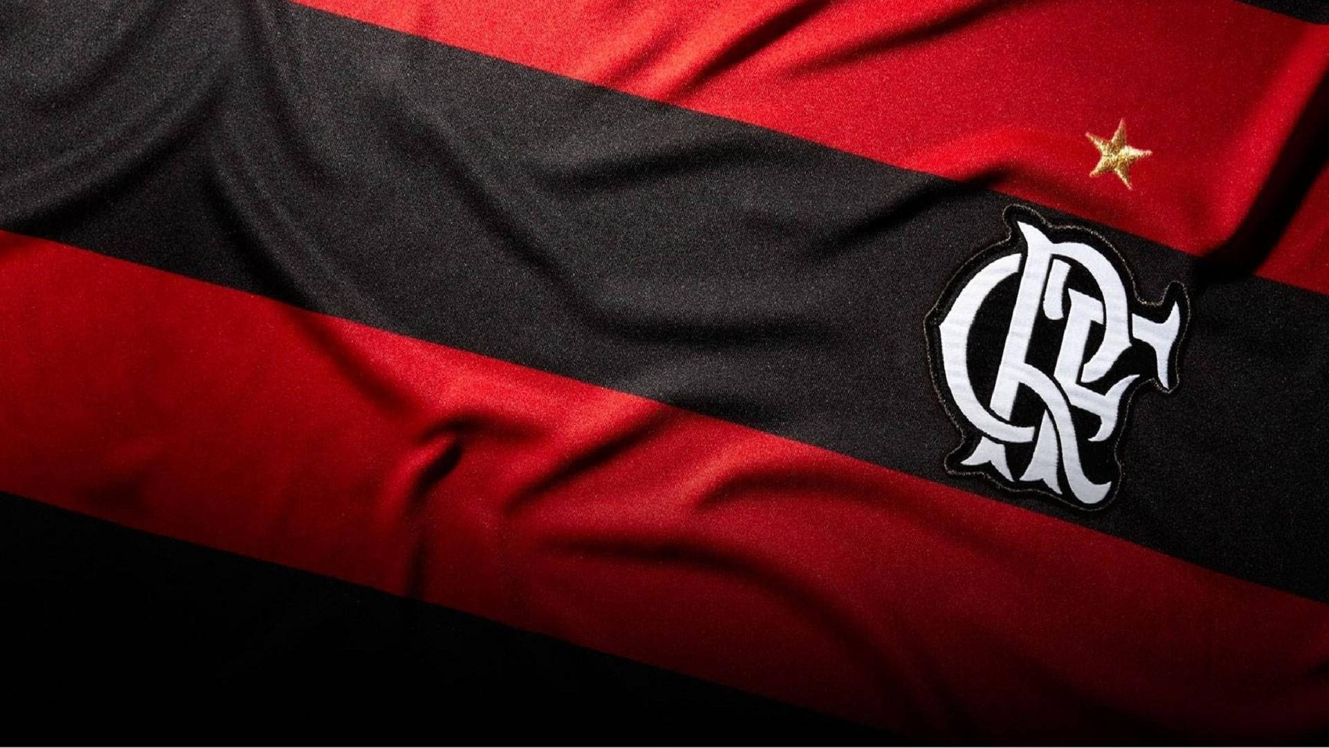 גאוות פלמנגו FC - דגם מקומט המציג תשוקה טפט