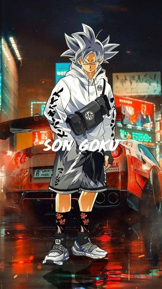 גוקו בסטייל — דרגון בול z טפט