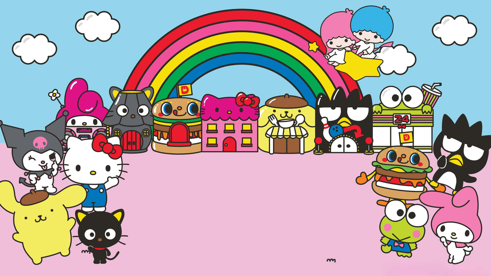 רקע סנריו — Sanrio GIF טפט