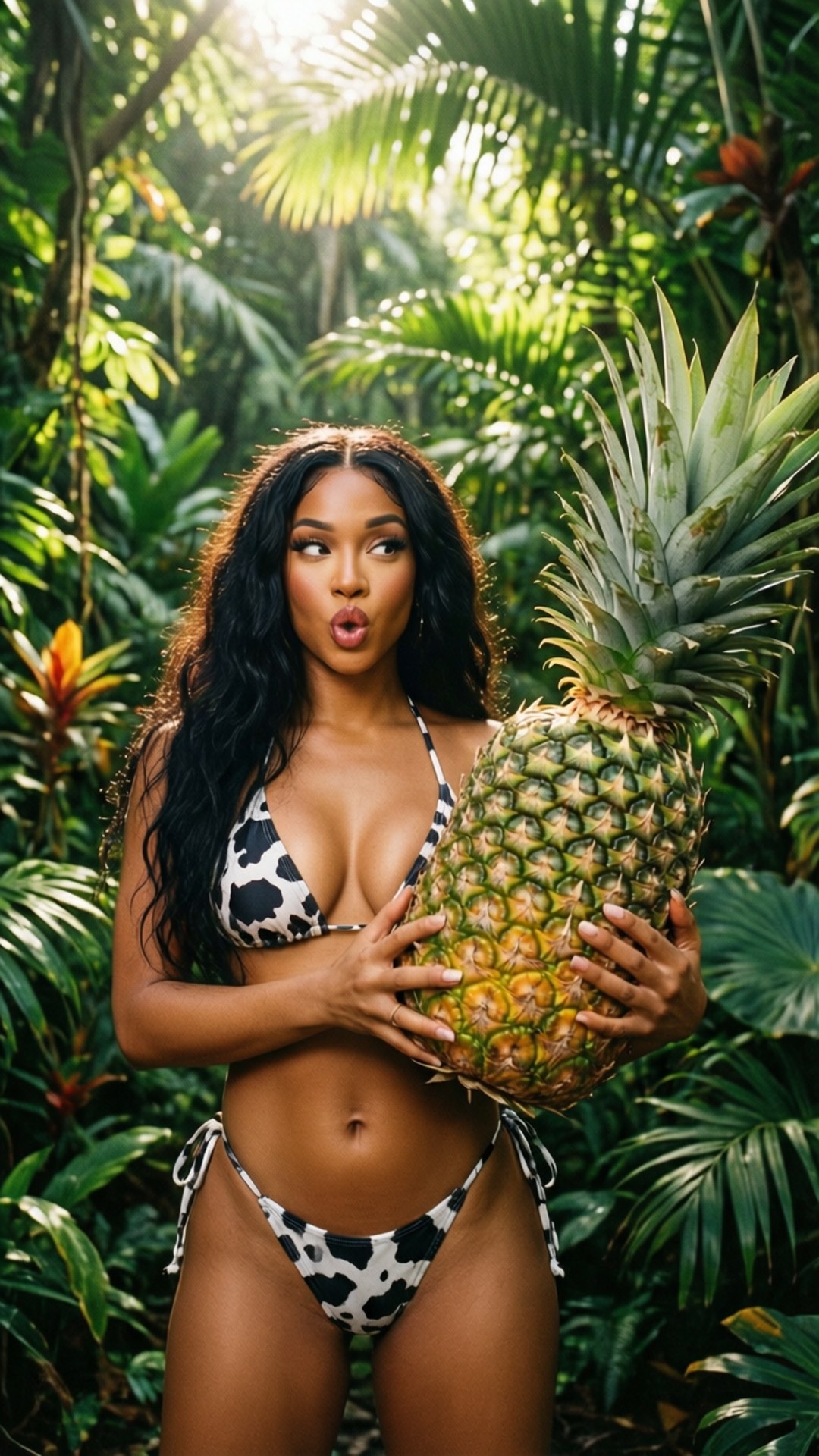 דוג'ה קאט טרופית בוקרת טפט