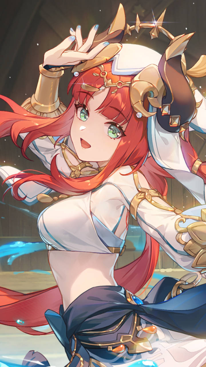 דיוקן נילו Genshin Impact לטלפון טפט