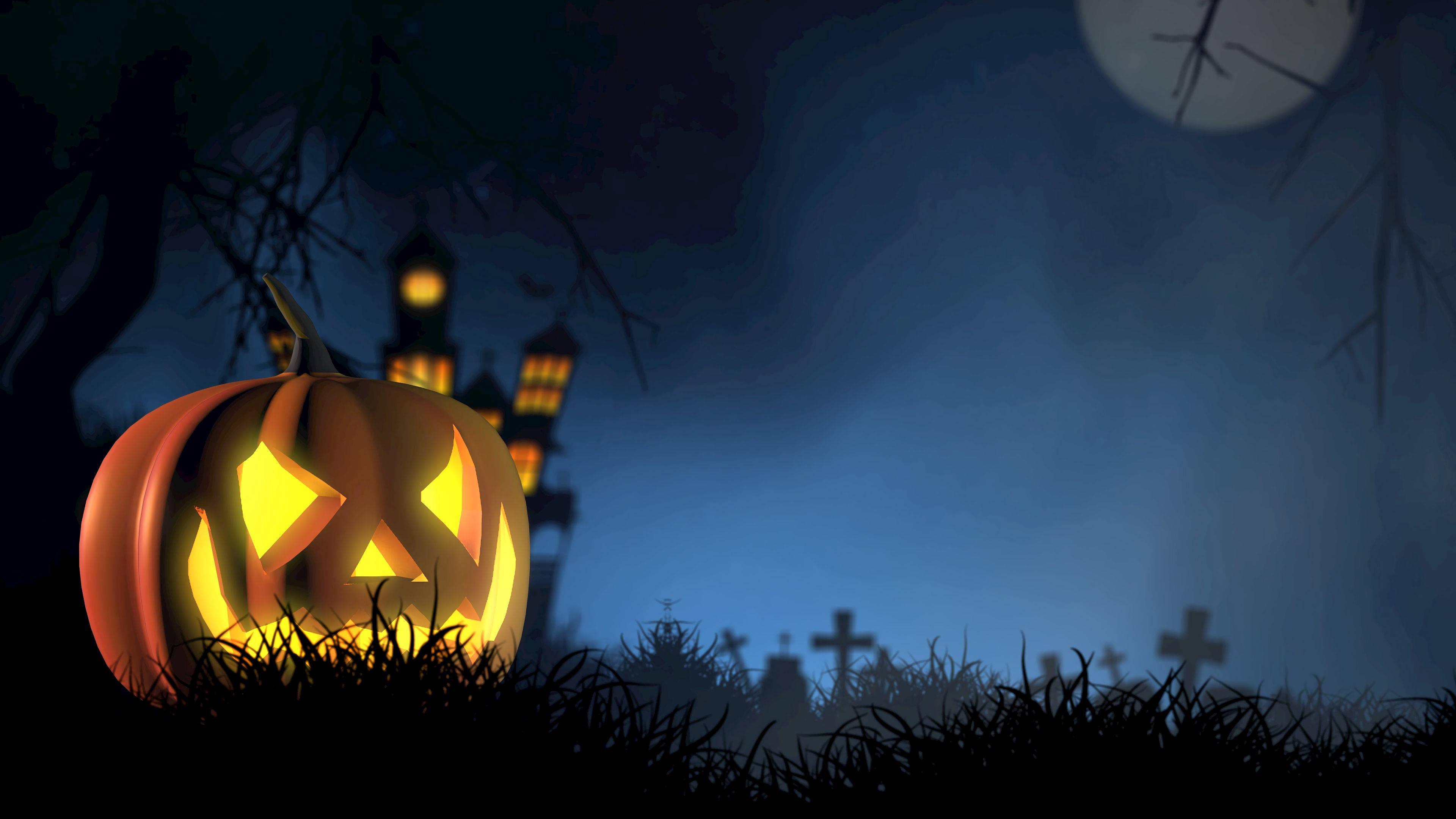 דלעת זוהרת ומפחידה טפט
