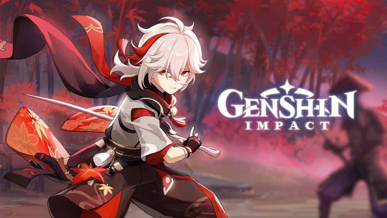 דמות קאזוהה מ-Genshin Impact טפט