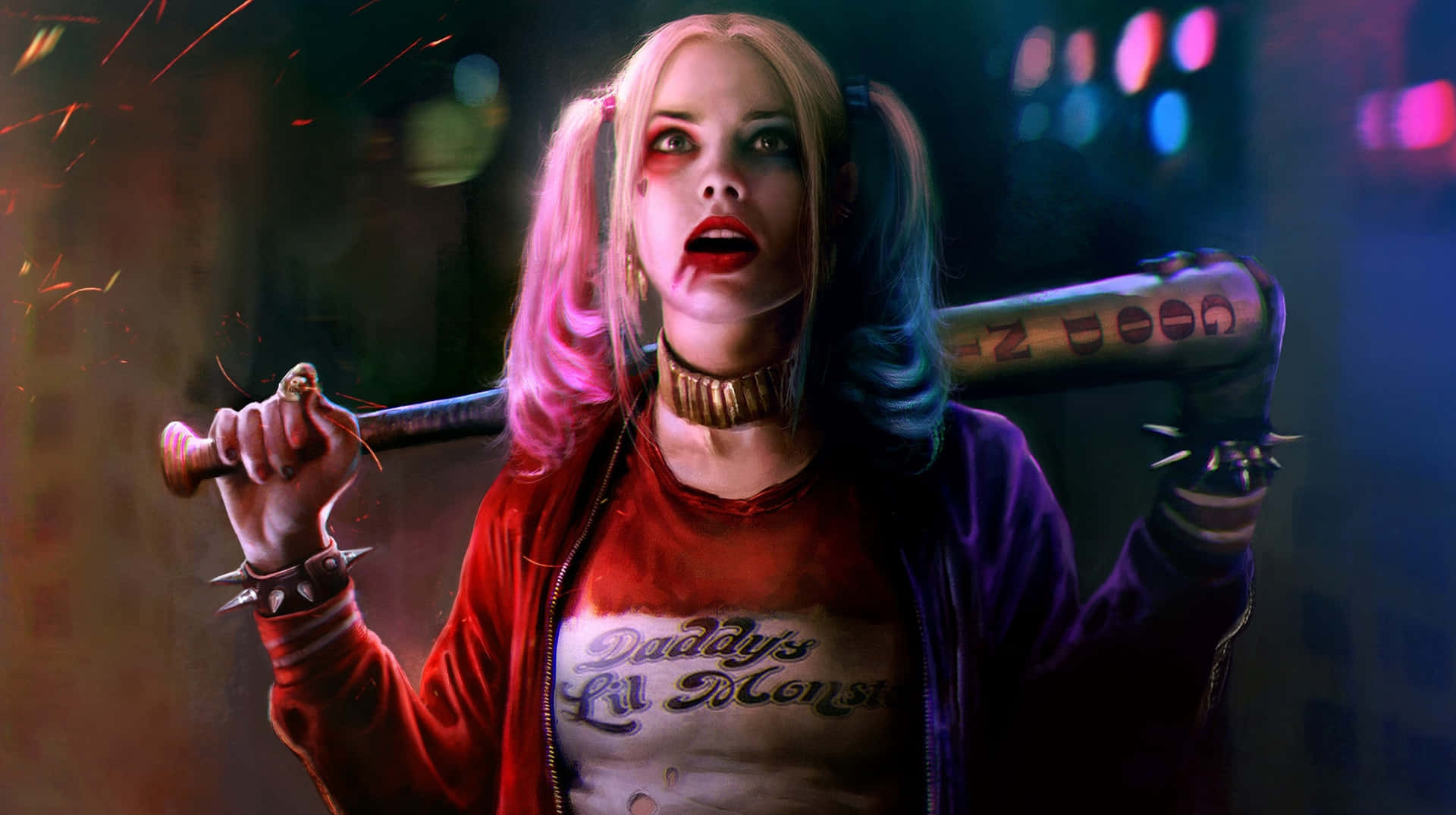 אהבה ג'וקר והארלי קווין Suicide Squad — ג'וקר טפט