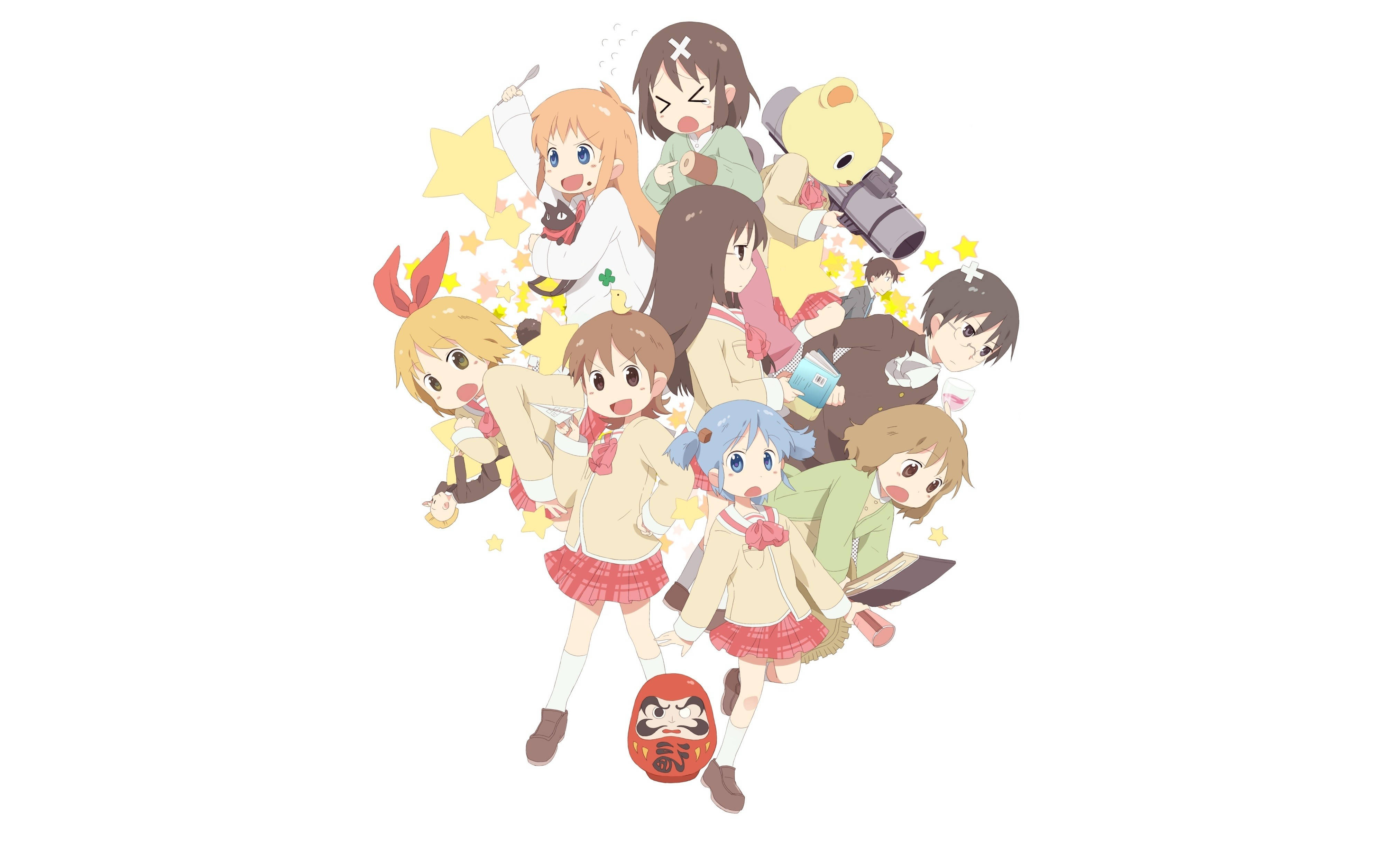הדמויות הראשיות של Nichijou טפט