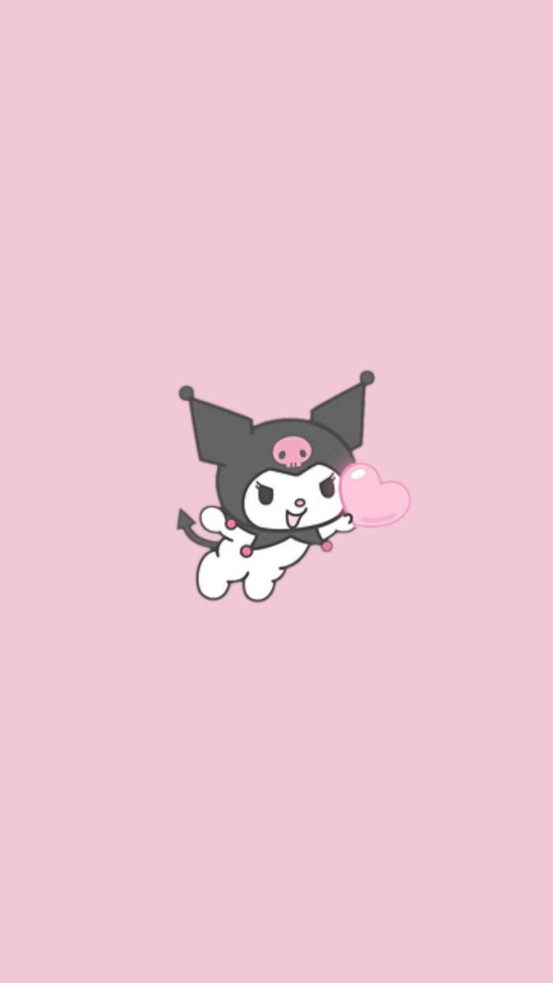 מי מלודי קורומי מחזיקה לב — Sanrio GIF טפט