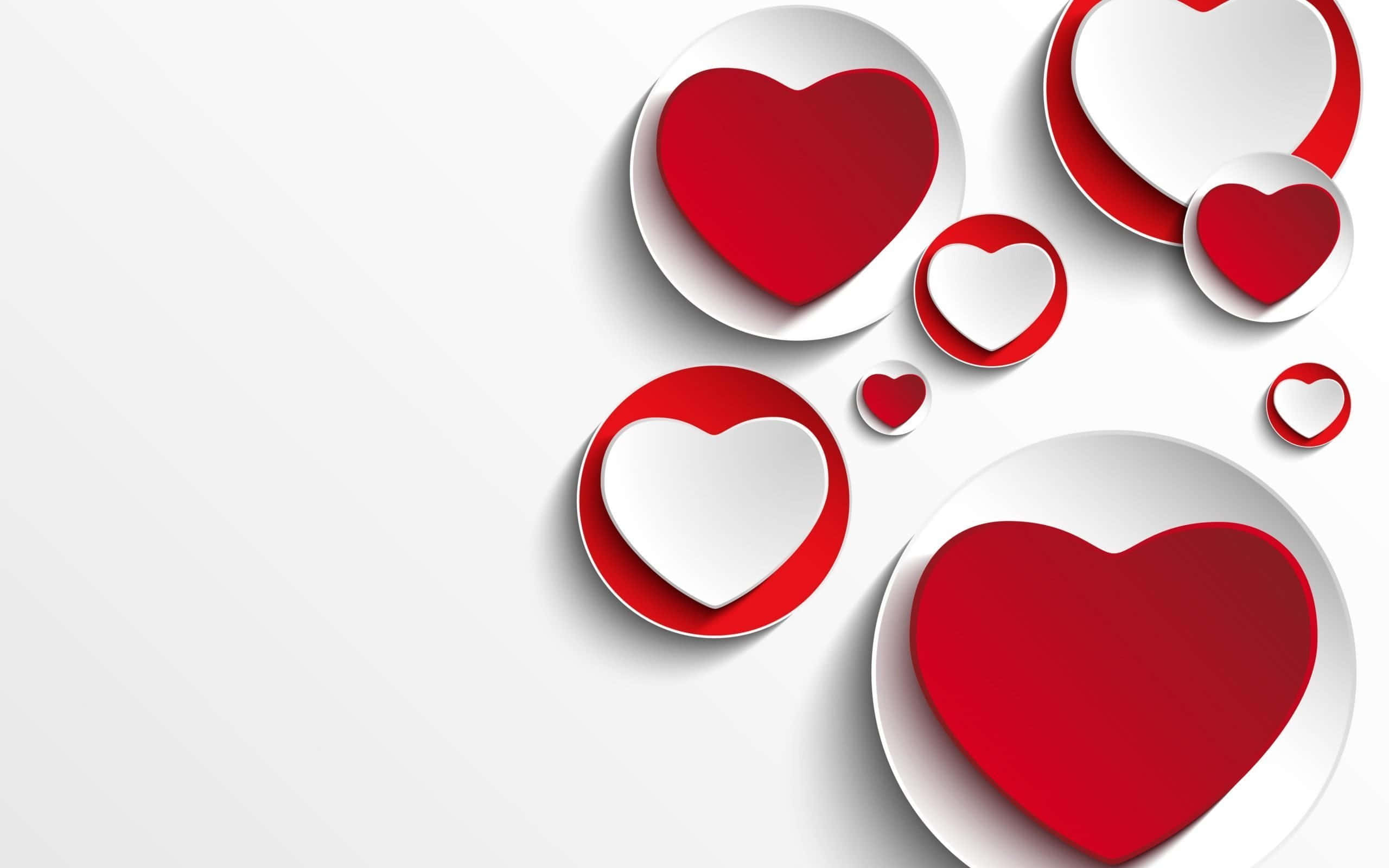 הישארו מסוגננים ומודרניים עם הרקע של Aesthetic Heart! טפט