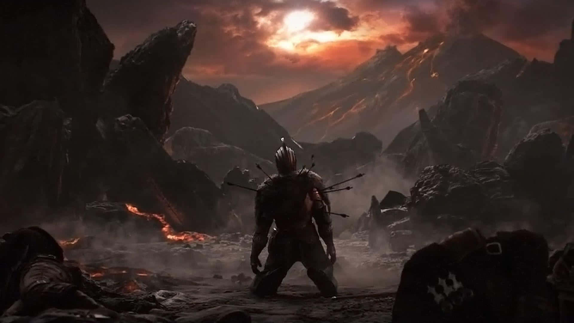 “העז להתמודד עם חשכת הלא נודע ב-Dark Souls” טפט