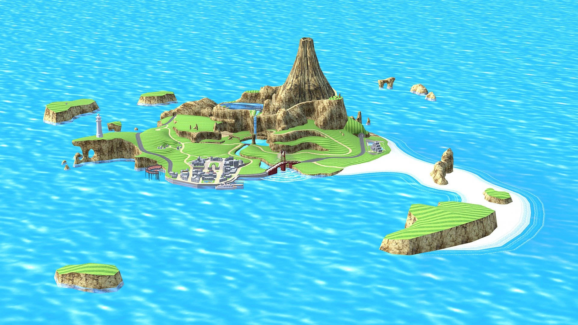 ווהו איילנד Wii Sports Resort מושך תשומת לב טפט