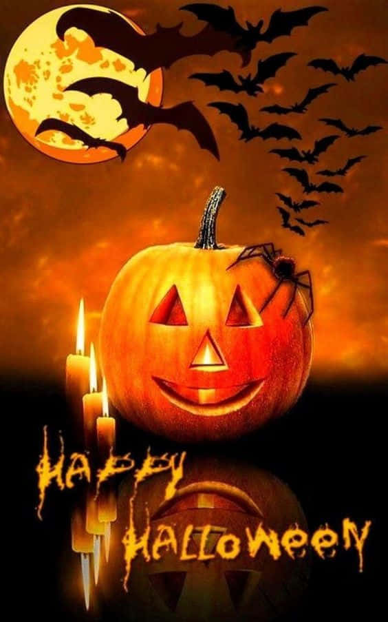 זה ליל כל הקדושים! הגיע הזמן להיות מפחידים! טפט