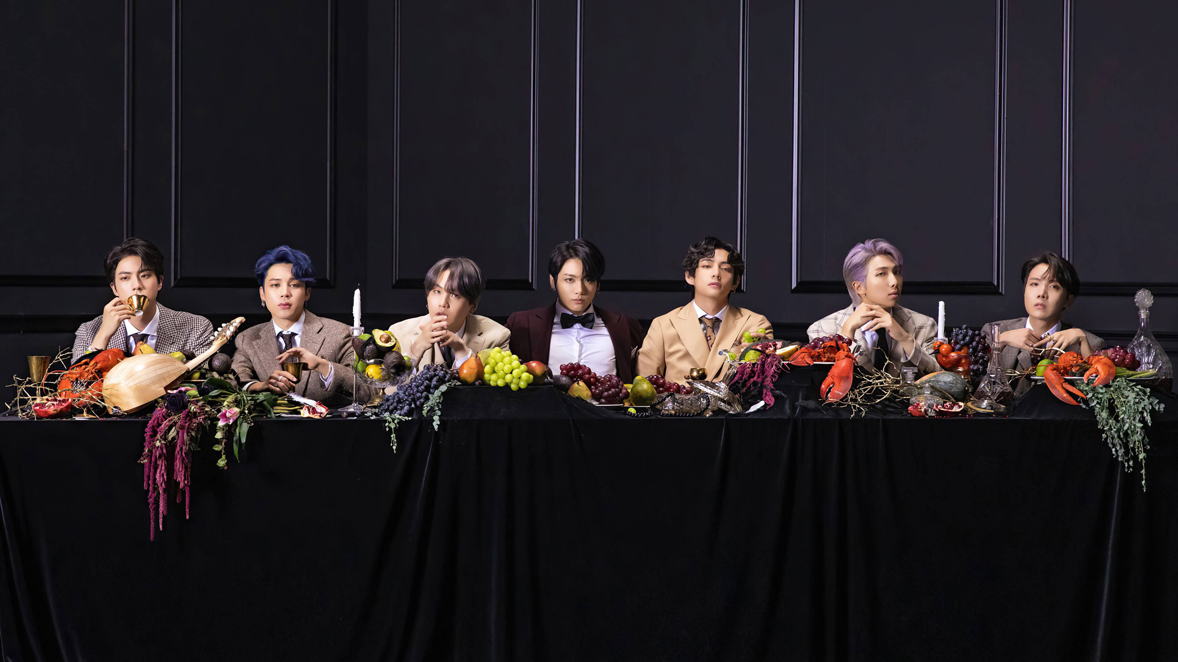 טיזר קונספט MOTS 7 מגניב לפטופ BTS טפט