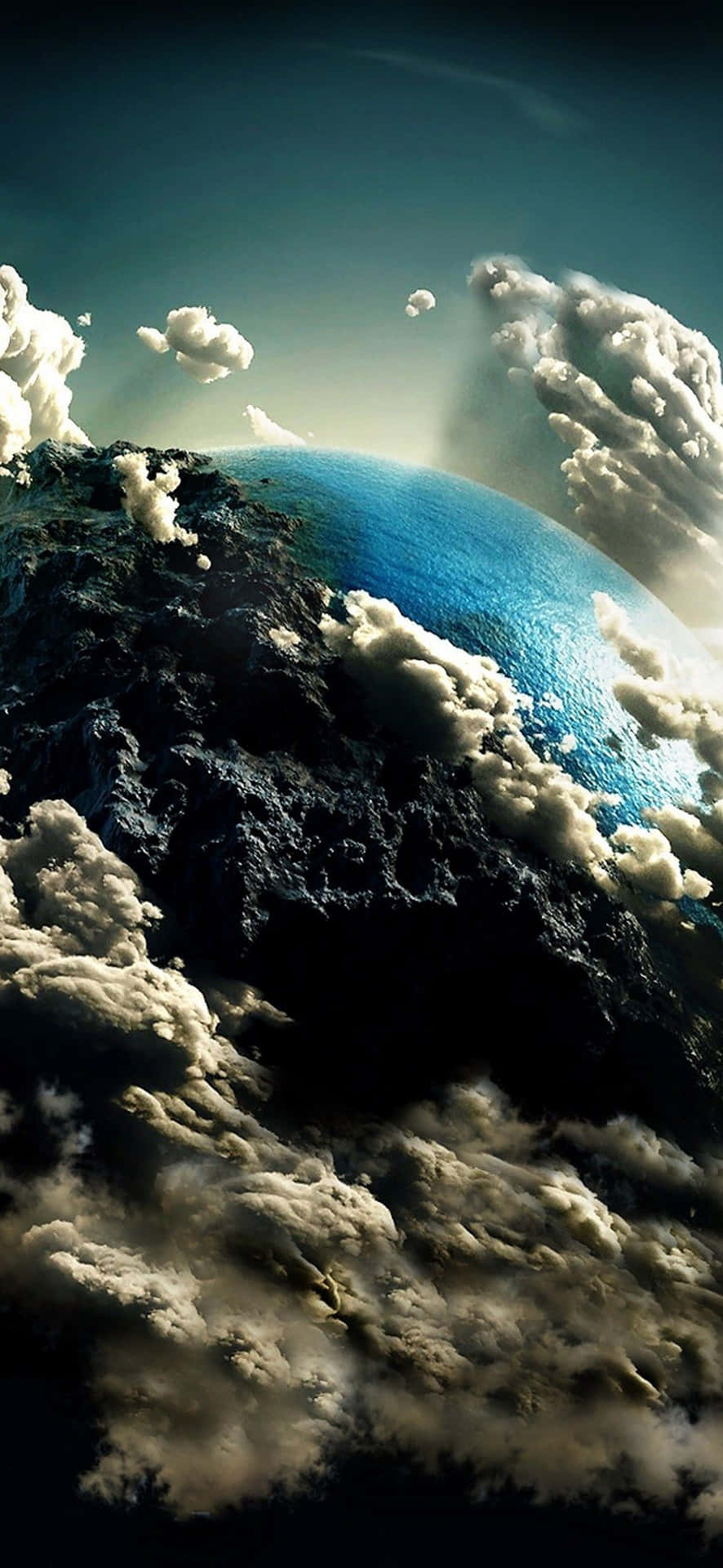 1080x2340 4K — 4K חלל GIF טפט