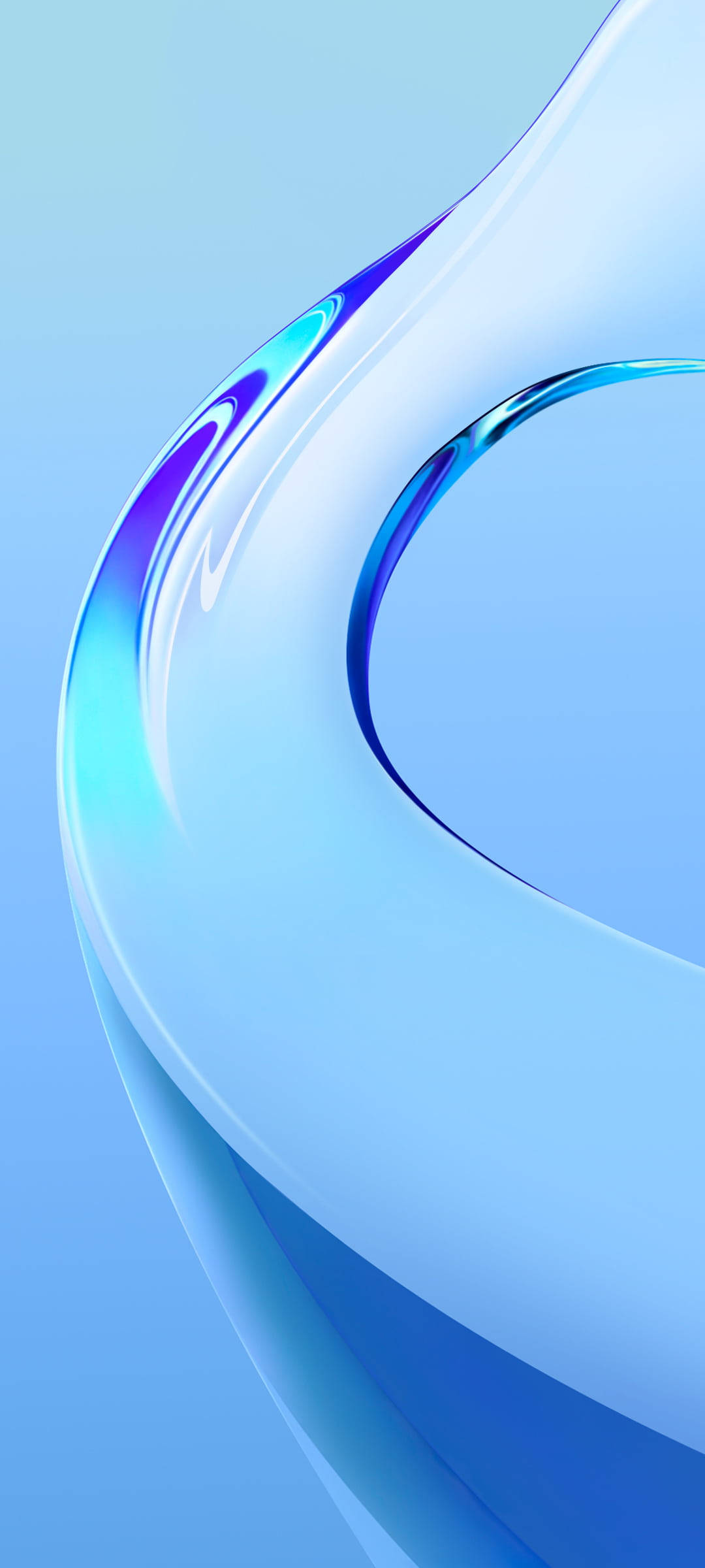 כחול זכוכיתי Vivo Y20 טפט