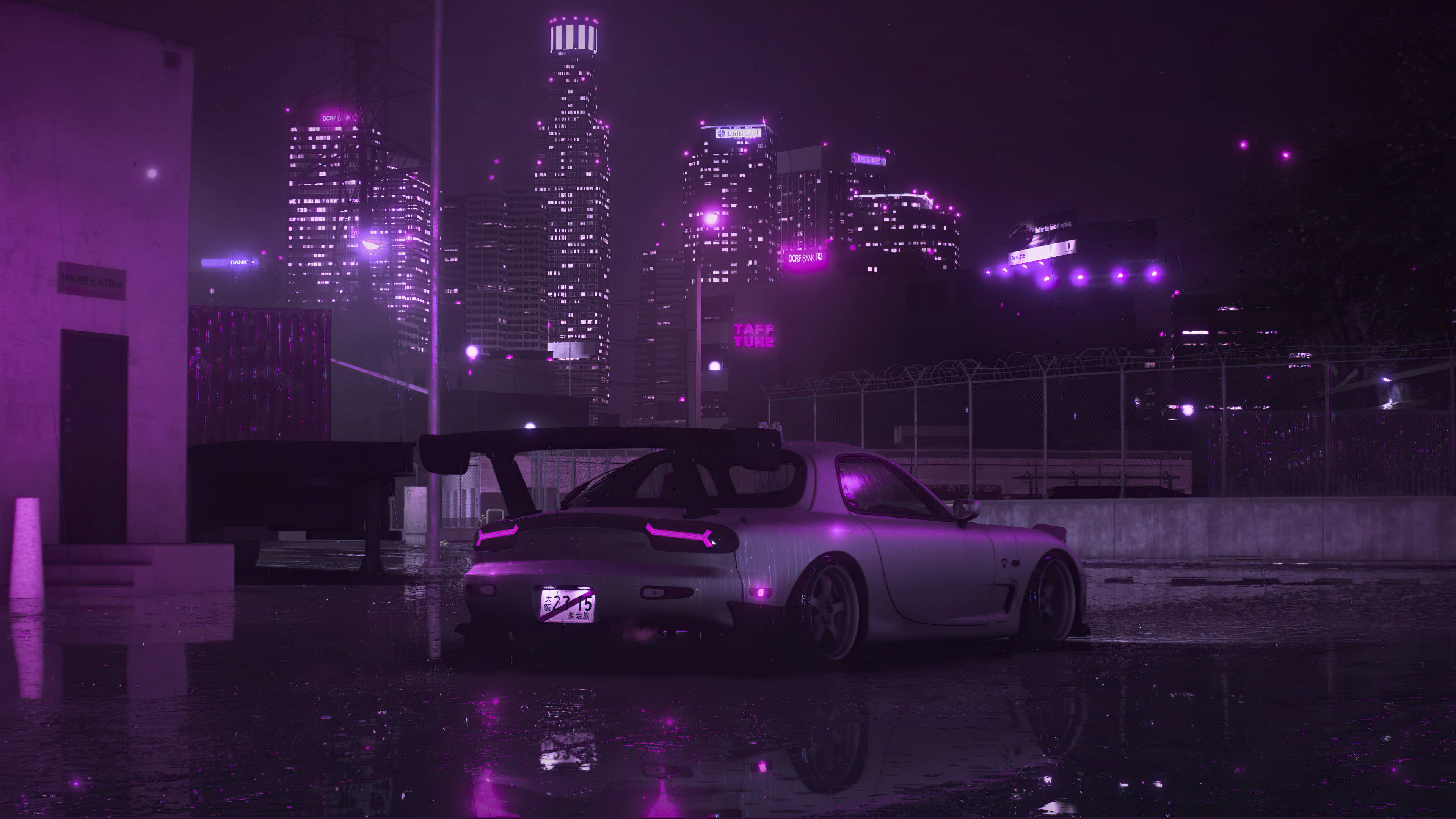 כסופה RX7 ועיר סגולה טפט