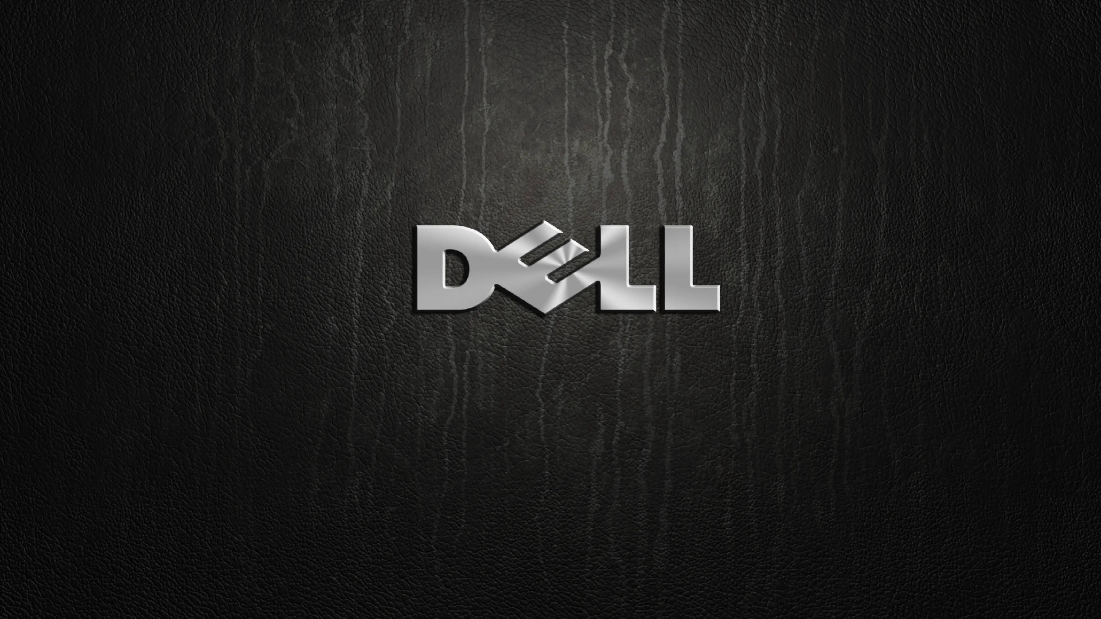 לוגו Dell 4K על עץ טפט
