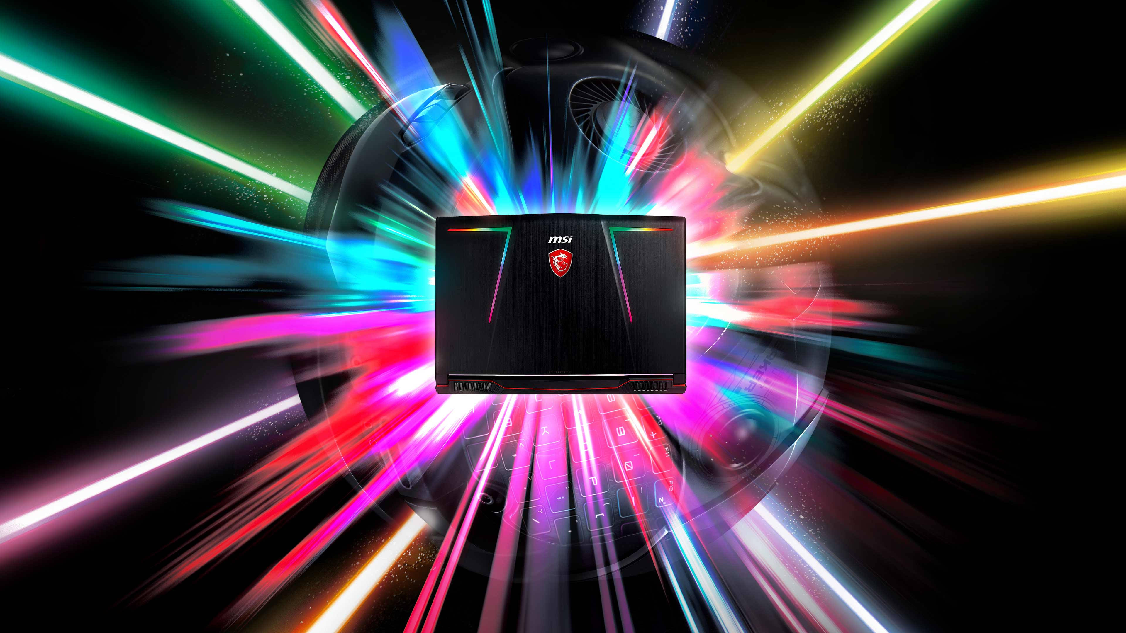 מחשב נייד MSI RGB 4K טפט