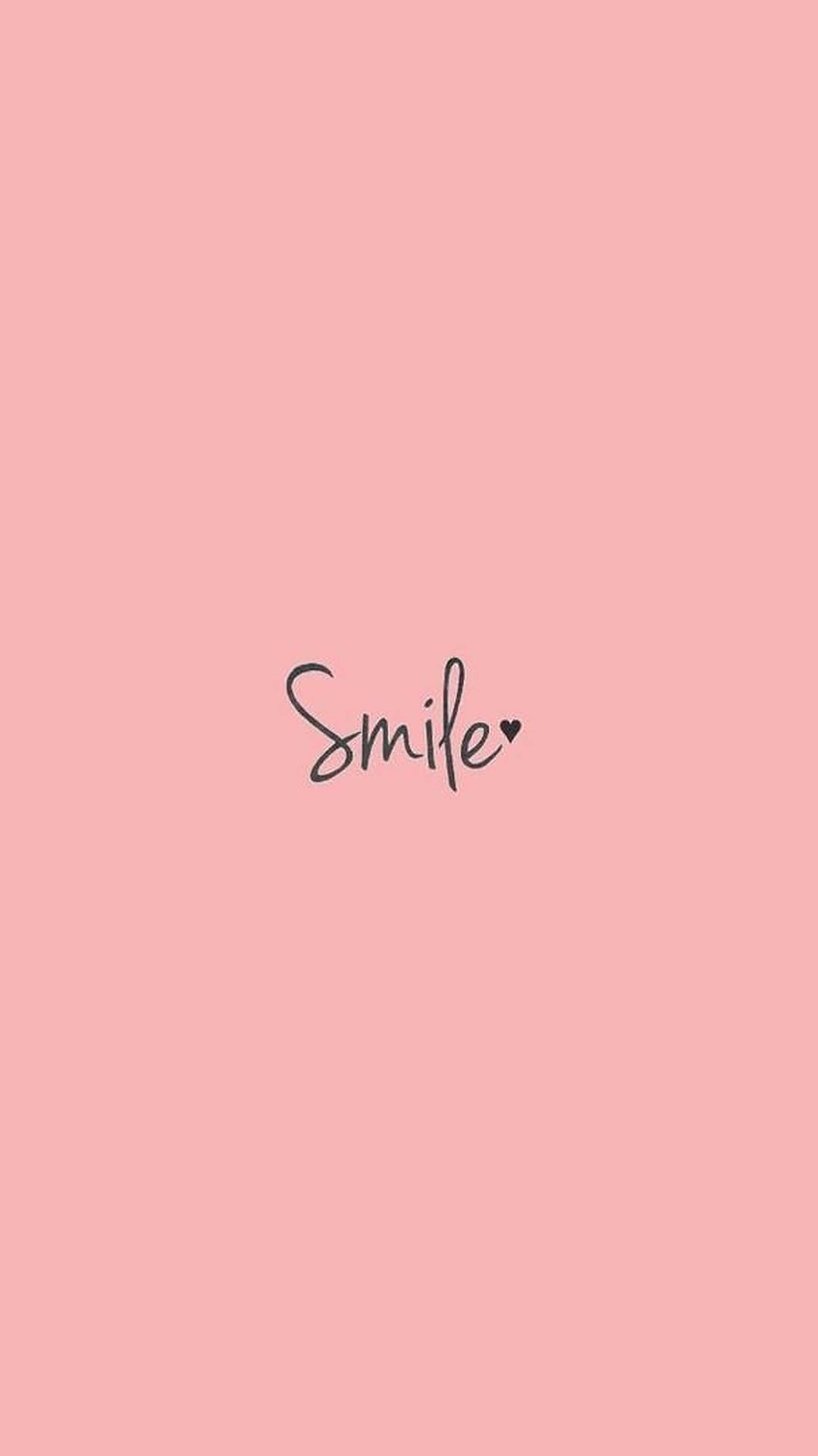 טפט מילה אסתטית Smile — מילים אסתטיות טפט