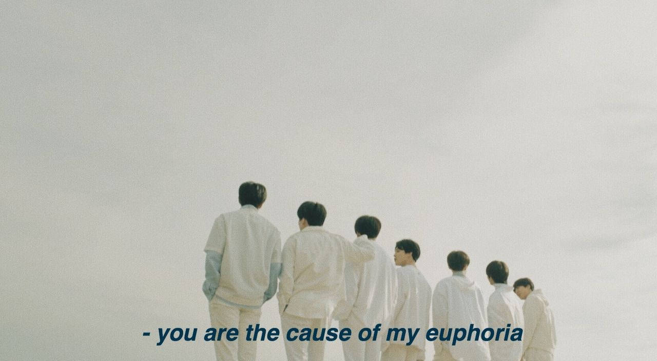 מילות השיר Euphoria של BTS למחשב נייד טפט