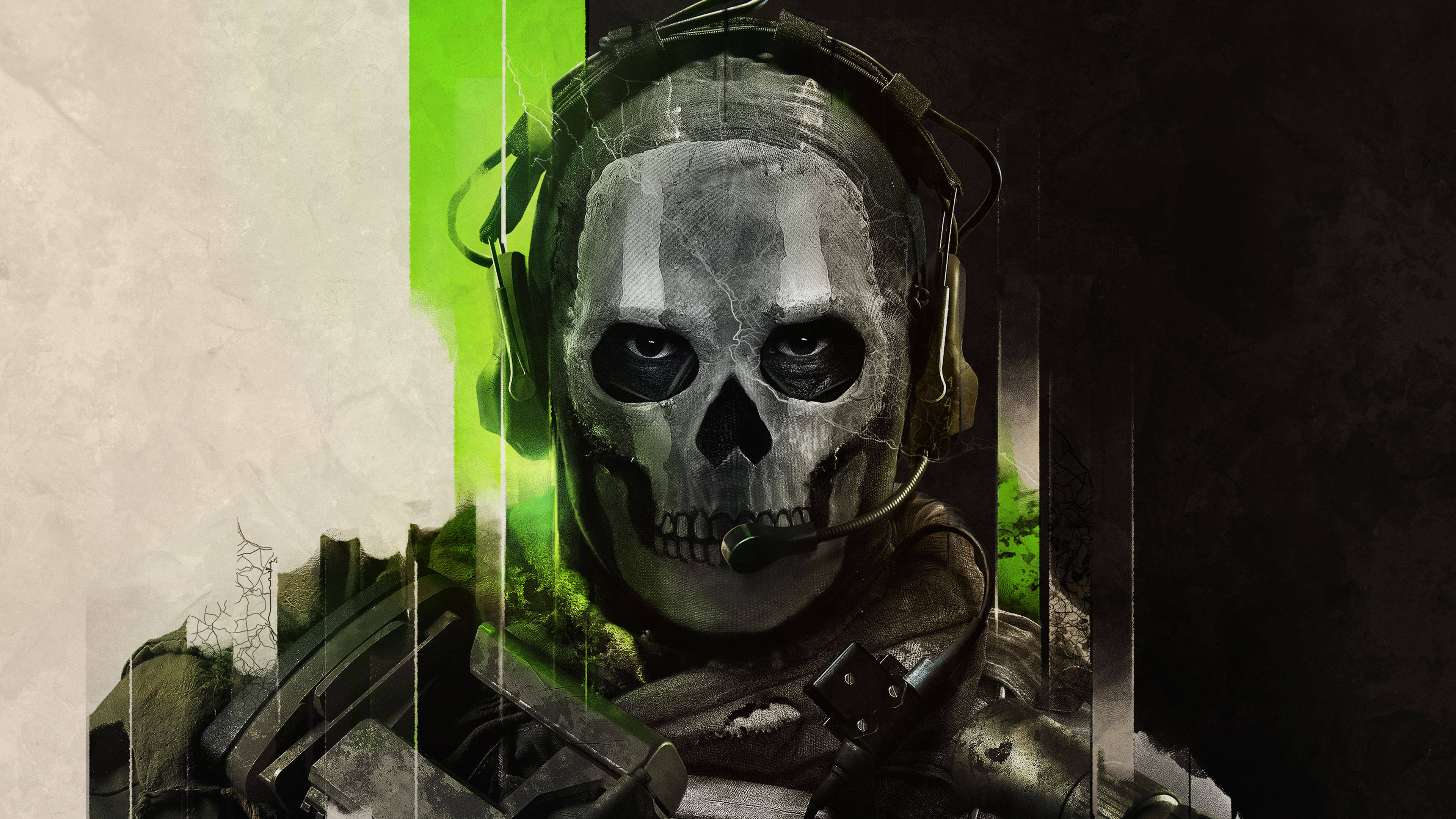 מינימליסטי 4K Call Of Duty Ghost טפט