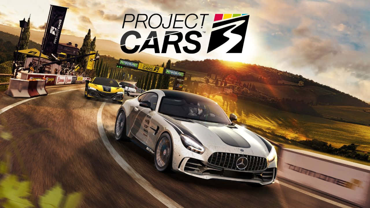 מכונית אפורה 720p רקע Project Cars טפט