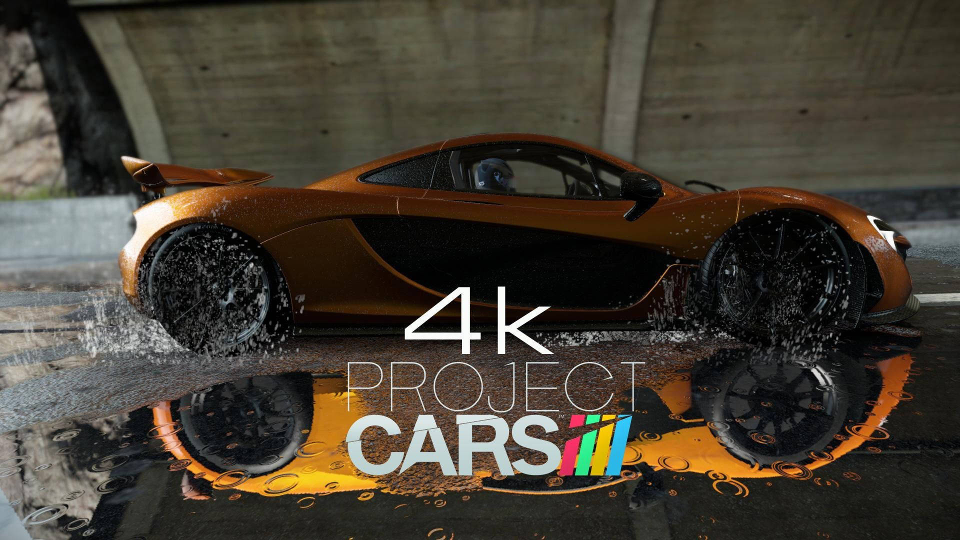 מקלארן P1 סופרקאר עוצר נשימה ב-Project Cars 4K טפט