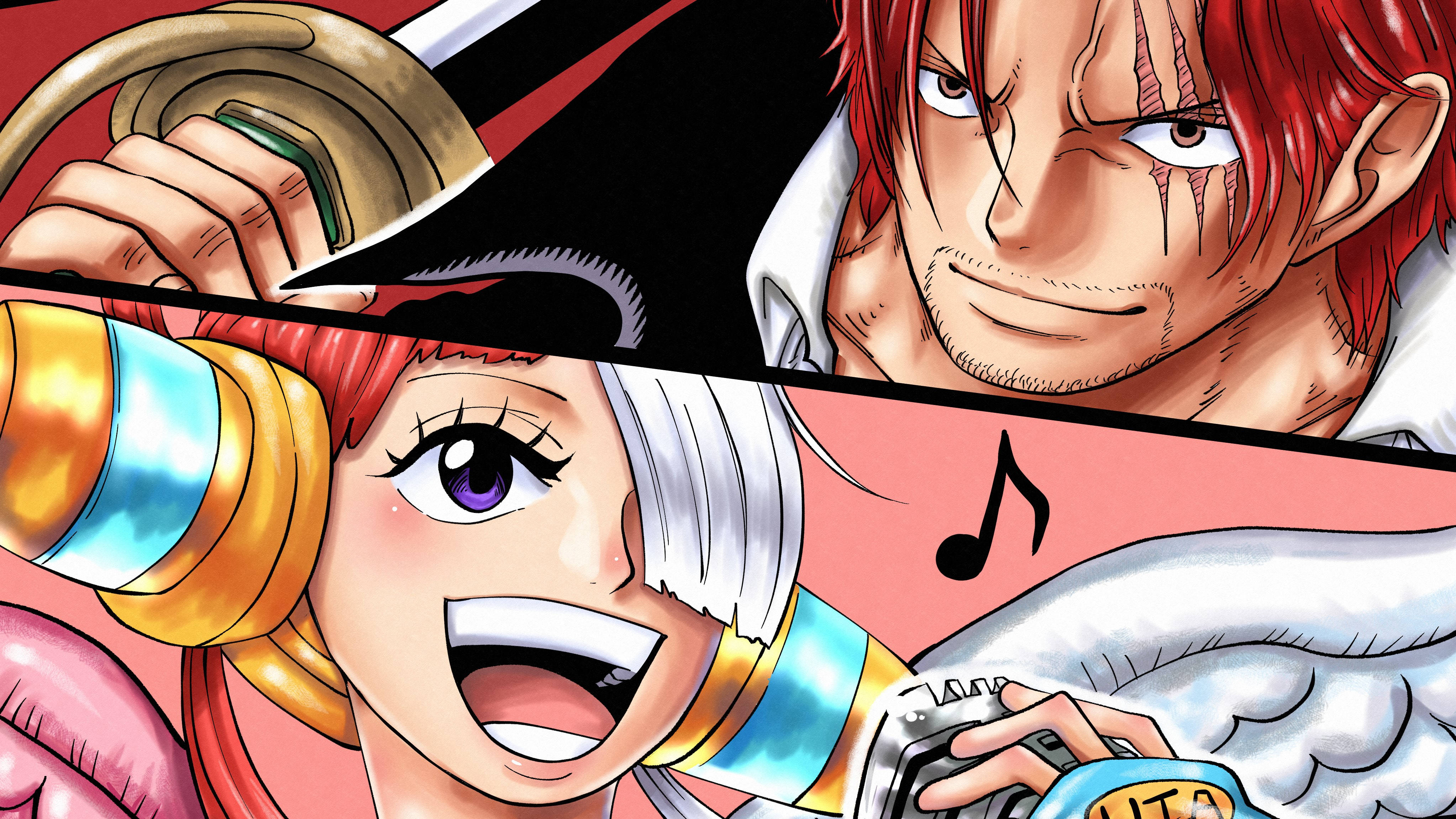 נאמי ושאנקס One Piece לשולחן העבודה טפט