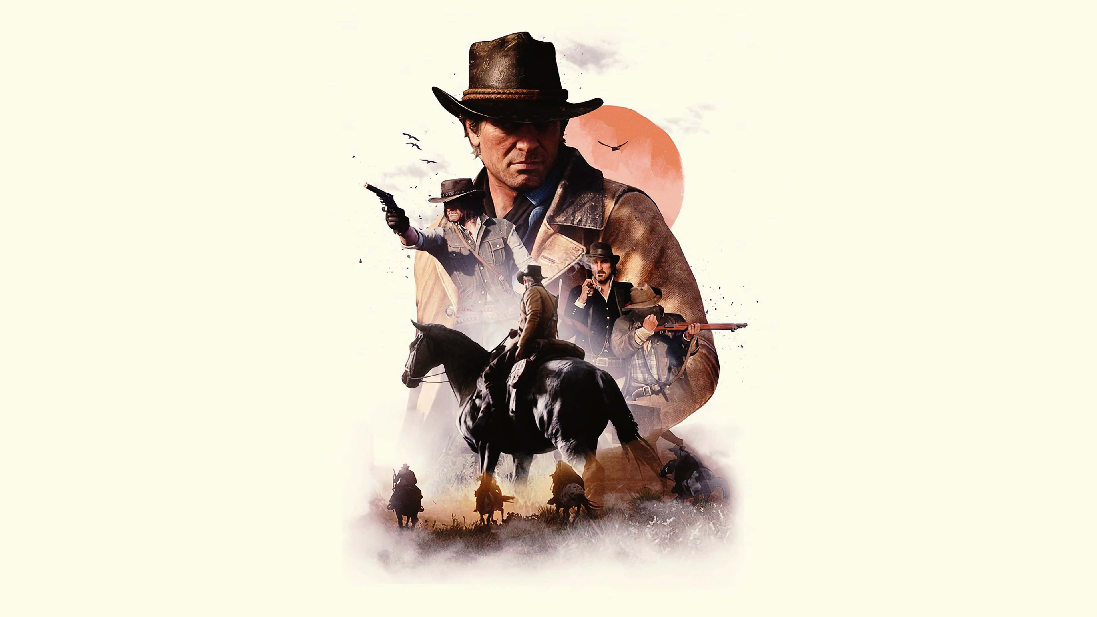 נוף מערבי שובה לב מ-Red Dead Redemption 2 טפט