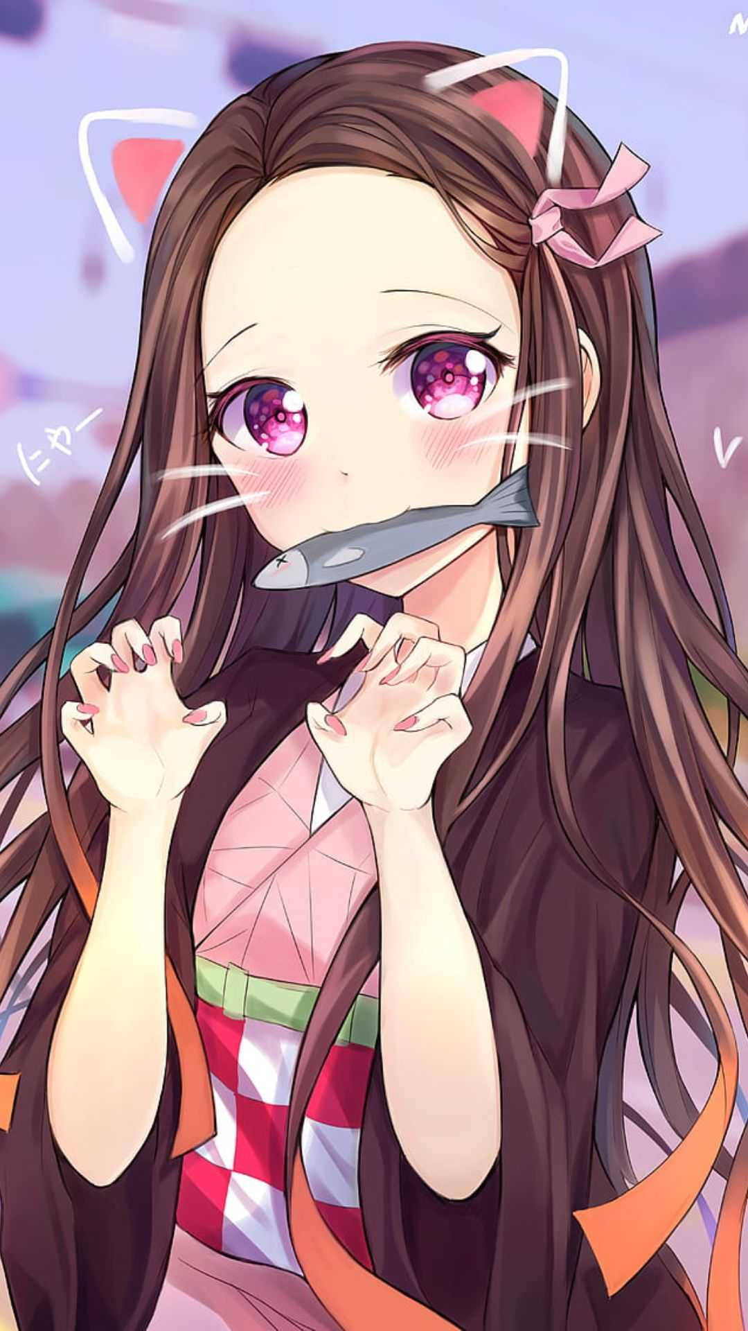 נזוקו ארנבות דמון סלייר אייפון טפט