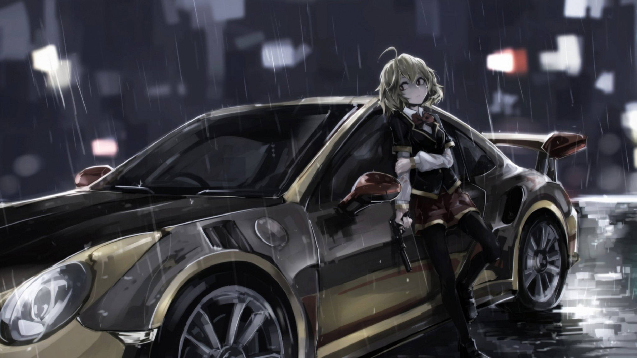 ניסאן GT-R אנימה רכב טפט