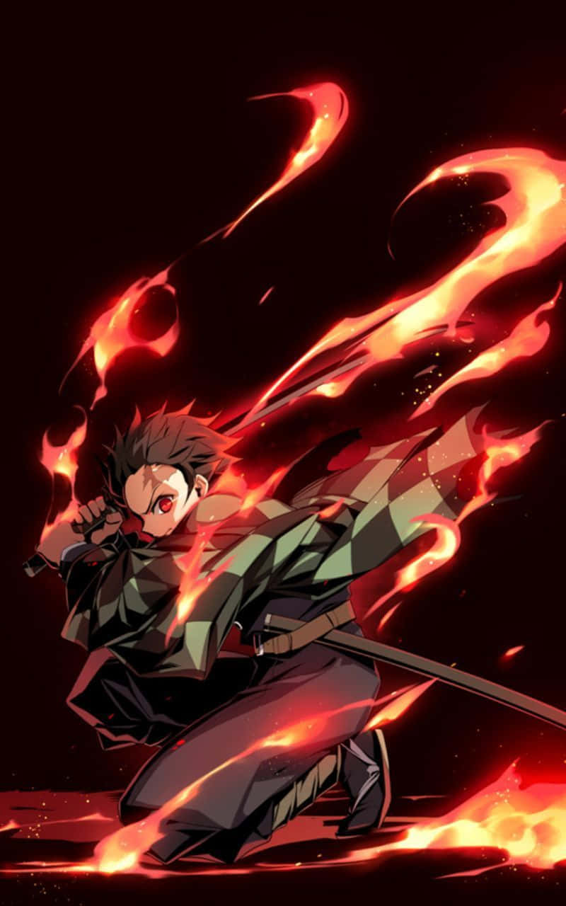 נצח את היריב בקלות על ידי משחק Demon Slayer באייפד. טפט