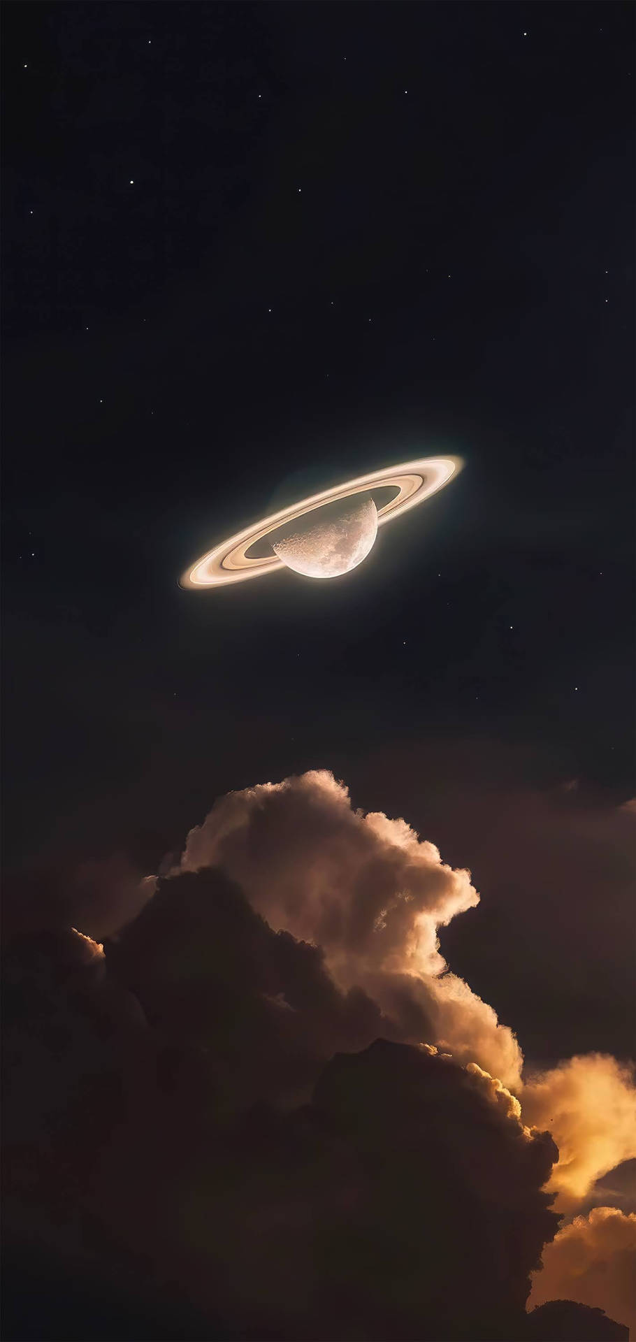 סטורן זוהר 4K — 4K חלל GIF טפט
