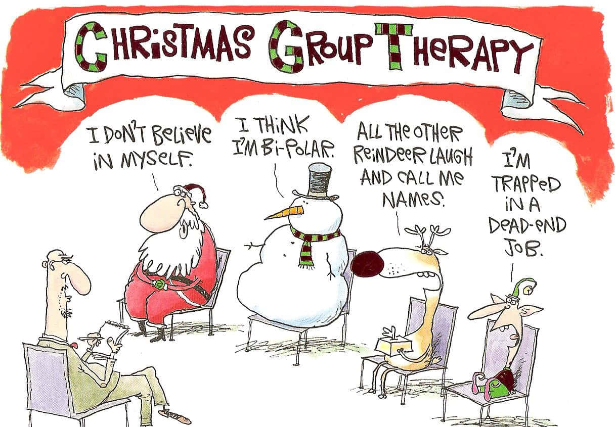 סנטה קלאוס מצחיק רוכב על אייל בליל חג מולד מושלג טפט