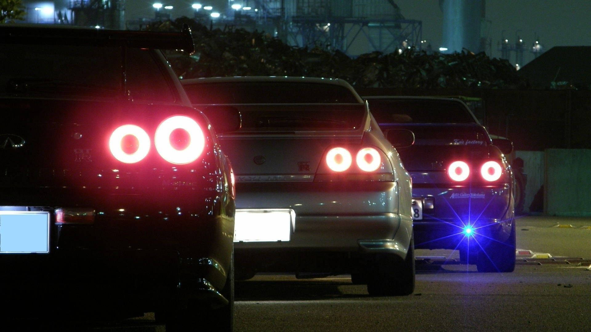 סקייליינס JDM אסתטי טפט