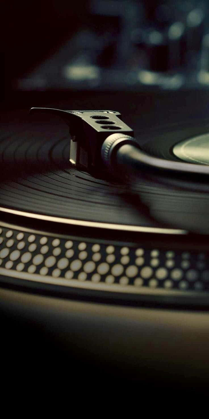 פטיפון שחור טפט
