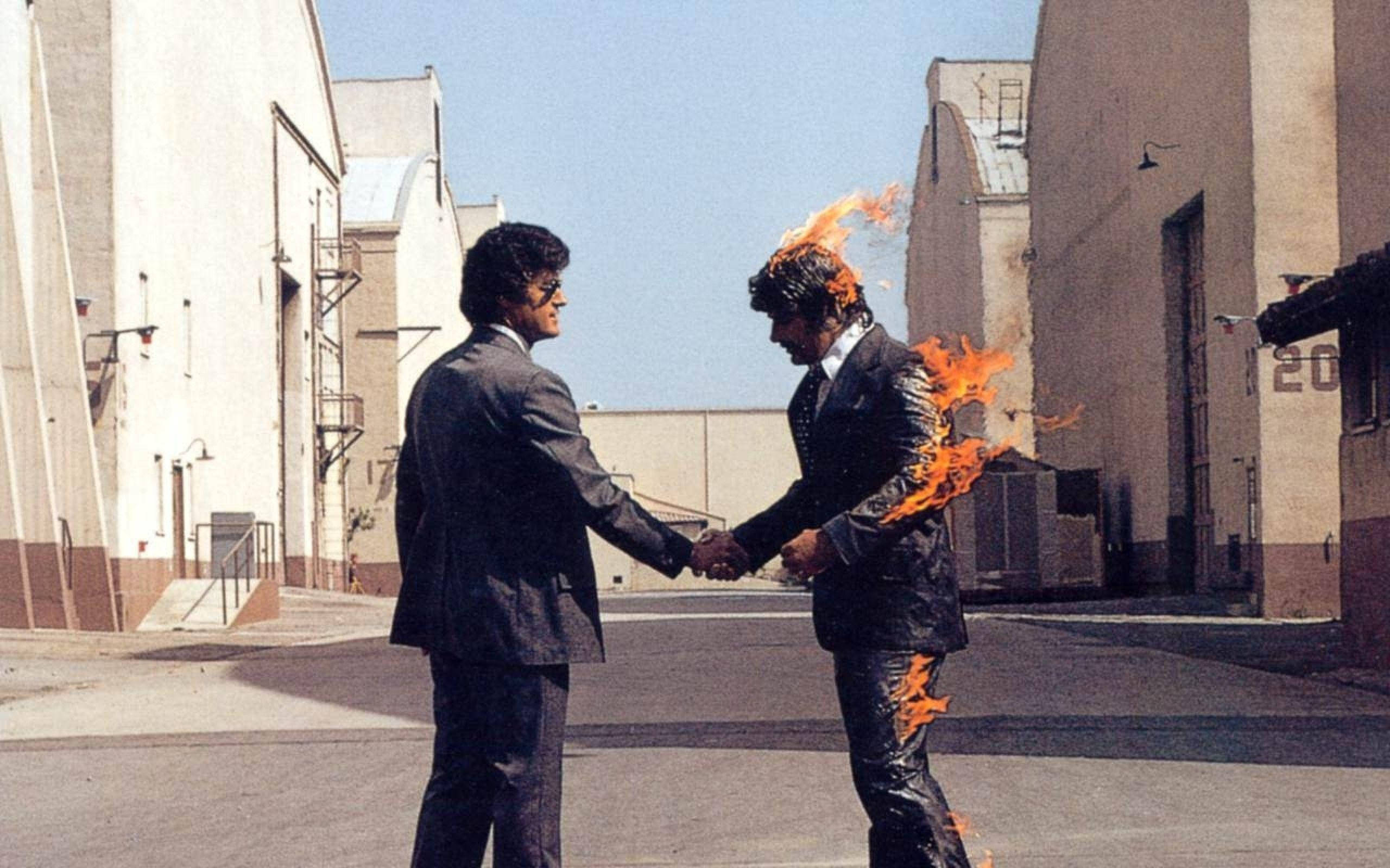 פינק פלויד 4K Wish You Were Here עטיפה טפט