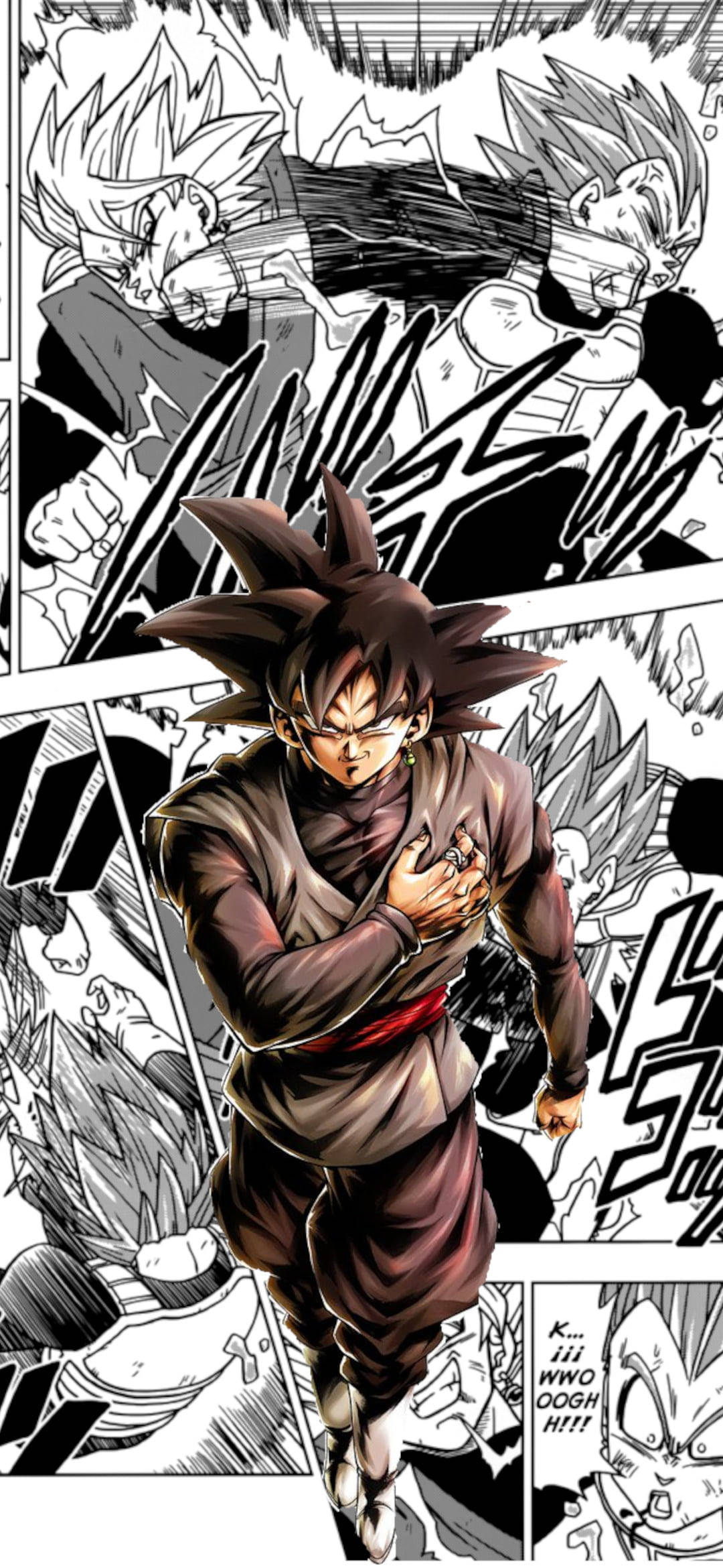 ציור קריקטורה של Goku Black לתמונת פרופיל טפט