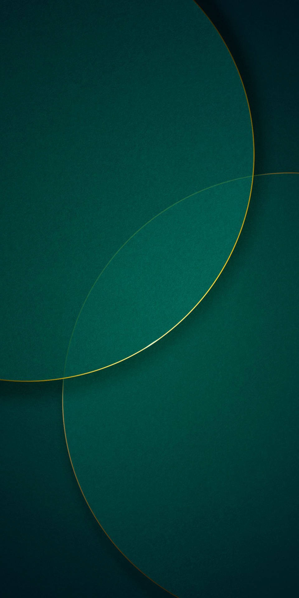 קווי עיגול ירוק כהה Redmi 9 — ירוק כהה טפט
