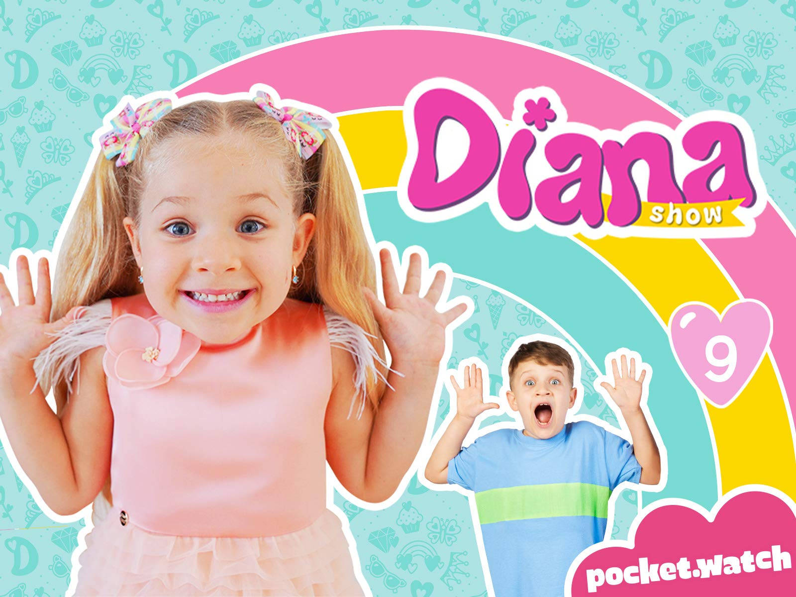 קידס דיאנה שואו ידיים למעלה טפט