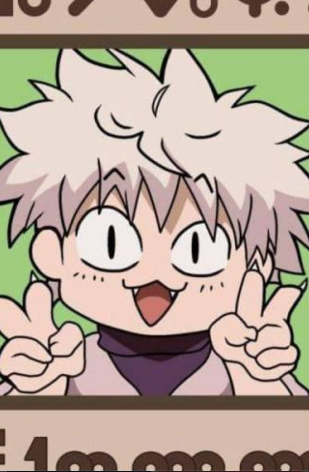 קילואה מצחיק מ-Hunter X Hunter תמונת פרופיל אנימה פאנרט טפט