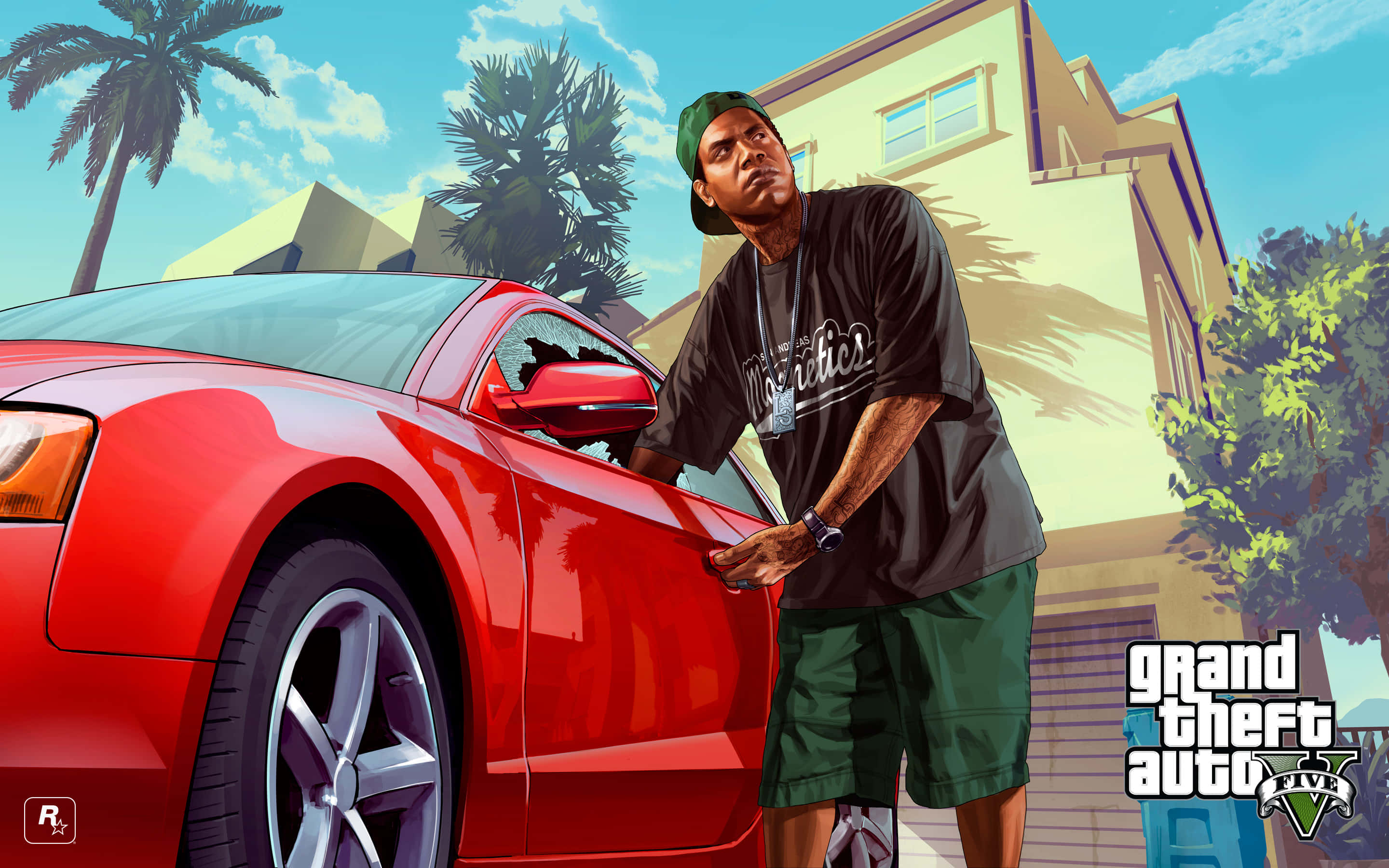 רקע GTA גרנד ת'פט אוטו חמישה לאמר דייוויס טפט