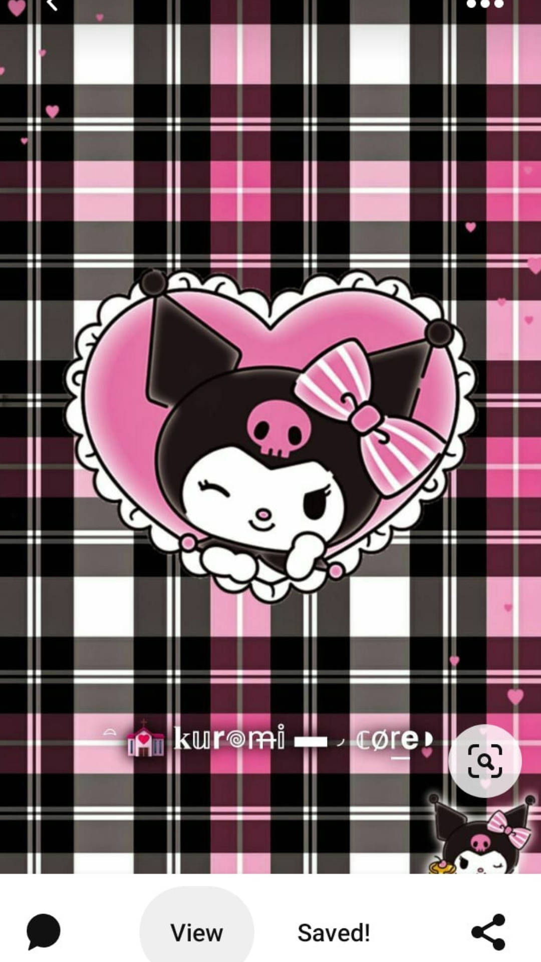 רקע אמו-סטייל של מי מלודי קורומי — Sanrio GIF טפט